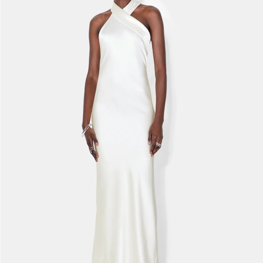Galvan Pandora dress in white size 2 worn once!